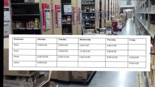 CASAS Test Review: employee work schedule