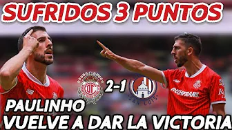 Toluca sigue dejando dudas aún GANANDO |  TOLUCA 2- 1 ATLETICO DE SAN LUIS thumbnail
