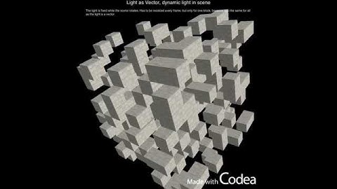 Codea sample: 3D lighting calculation