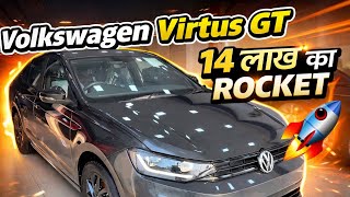 2026 Virtus Gt Line 1.0 L Tsi Walkaround Detailed Review 14 Lakhs Ka Rocket