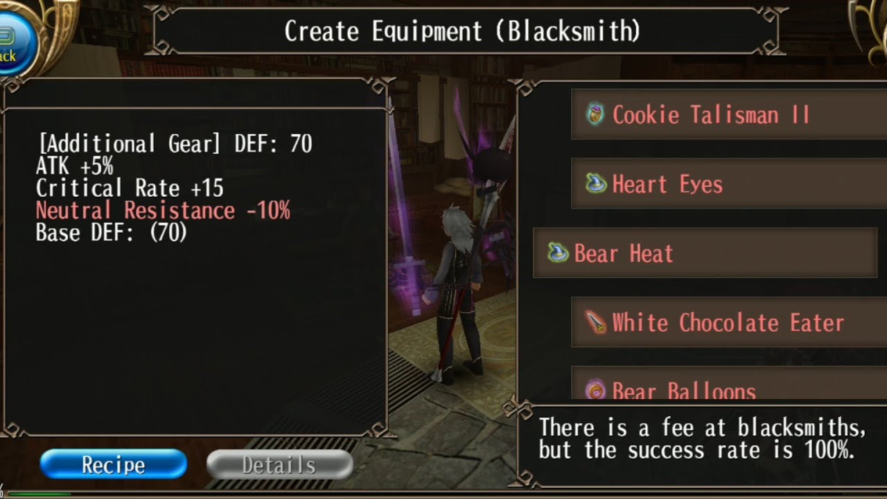 Toram online equipment spanmain