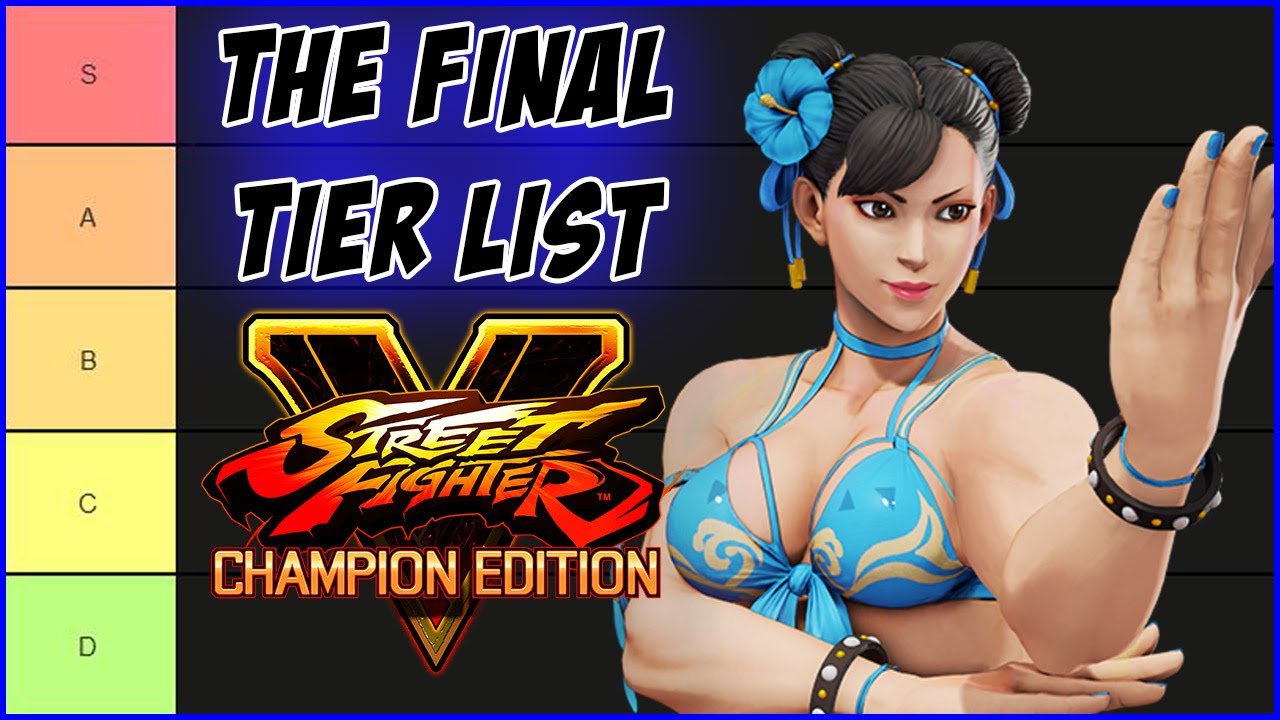 Topanga tier list released for Street Fighter 5: Champion Edition's newest  patch