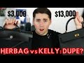 HERMES KELLY DUPE UNDER $3K!? | HERMES HERBAG ZIP vs KELLY COMPARISON | BEST ENRTY-LEVEL HERMES BAG