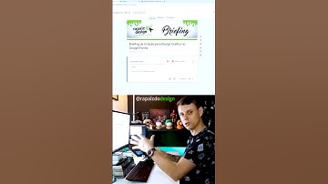Google forms, como personalizar seu formulário de briefing? #48 #shorts