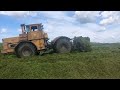 Трамбовка сенажа К 700, Weideman 4080, John Deere 8430