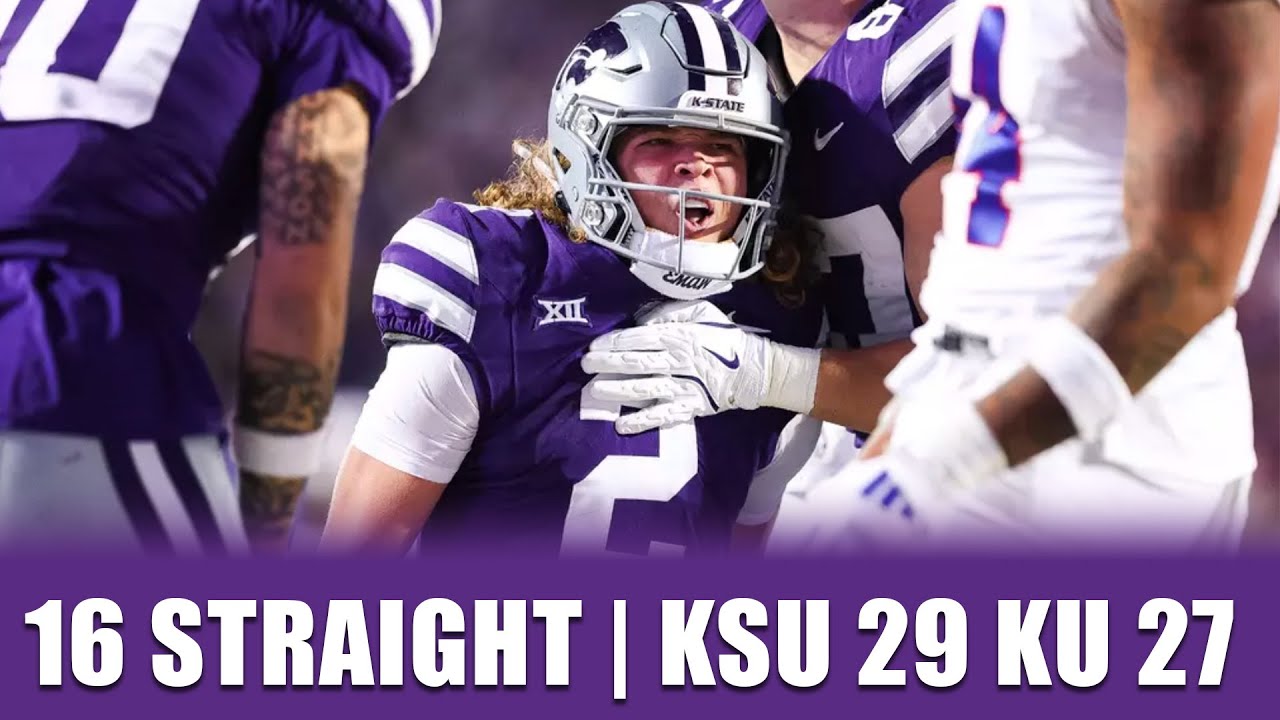 KSU Beats KU 29-27 | Big 12 Week 9 Recap & Power Rankings - YouTube