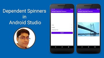 Dependent Spinners in Android Studio | Show Image on Selected Spinners | Volley | Glide