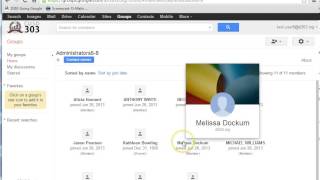 Google Groups for Business view and editing membership