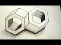 How To Draw 3D Optical Illusions ✍  Inseparable