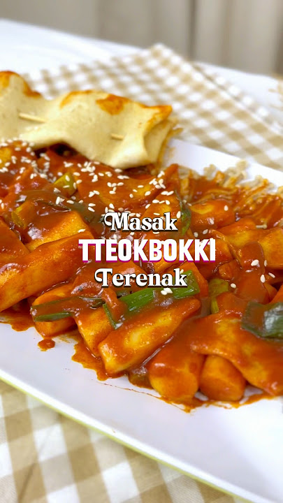 MASAK TTEOKBOKKI TERENAK! Resep di kolom komentar