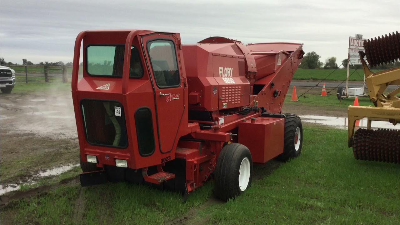 FLORY 8600 Self Propelled Nut Harvester YouTube
