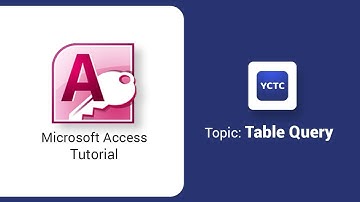 Barrackpore Youth Computer Training Centre/Dita/Ms Access/Table Query