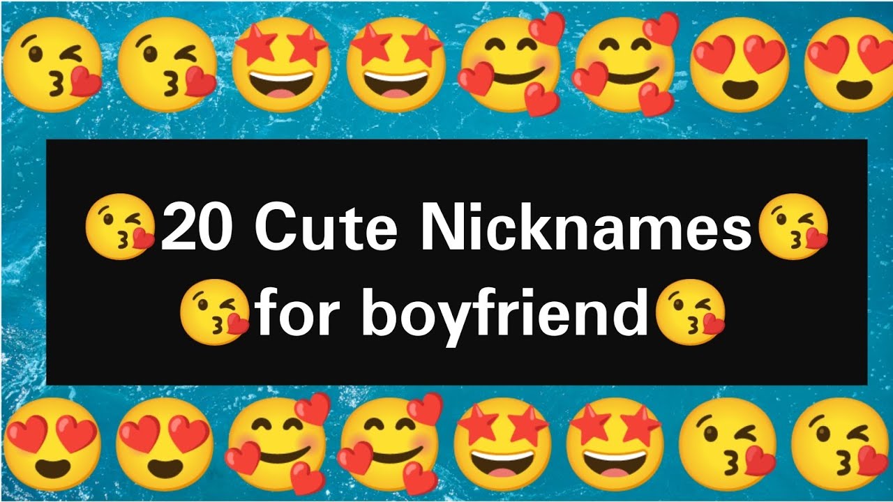 20 cute nickname for boyfriend ll love quiz game ll Fun game @timtim995 ...