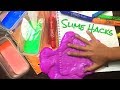 Coolest Back to School SLIME HACKS! DIY School Supply Slime! 2 Slime hacks you&#39;ve never seen!