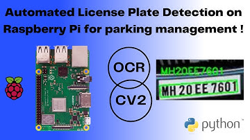 Automatic Number Plate Recognition (#ANPR) with #opencv  & #python  on Raspberry Pi #computervision
