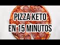 🍕 KETO PIZZA QUICK AND EASY FATHEAD DOUGH | LA MEJOR PIZZA KETO DEL MUNDO | Manu Echeverri