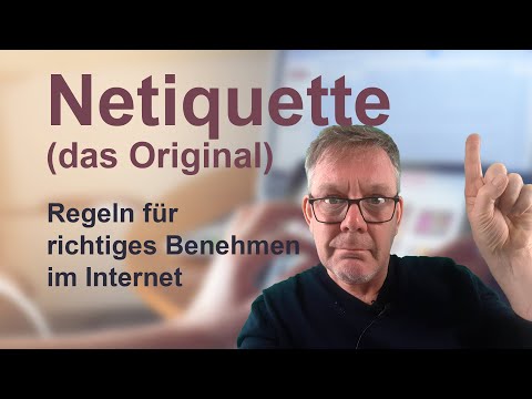 Video: Ist Netiquette ein echtes Wort?