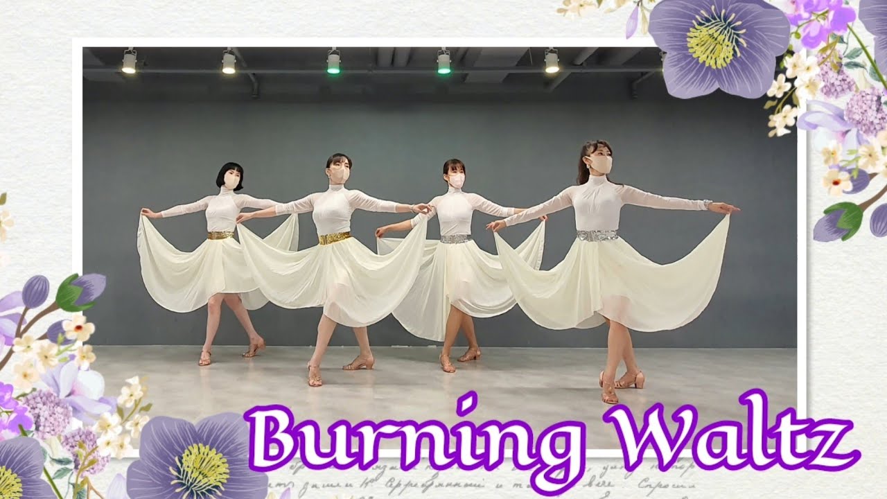 [W라인댄스] Burning Waltz Line Dance/Improver Viennese Waltz/Demo