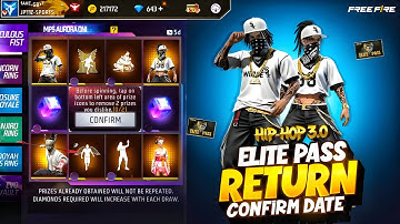 100% 🔥 New Elite Pass 3.0, Elite Pass Return 💥😮| free fire new event | ff new event | new event ff 