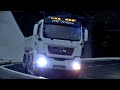 RC Trucks, Hydraulic crane, night work, ..Poježdění ODUNEC 2020  part 2