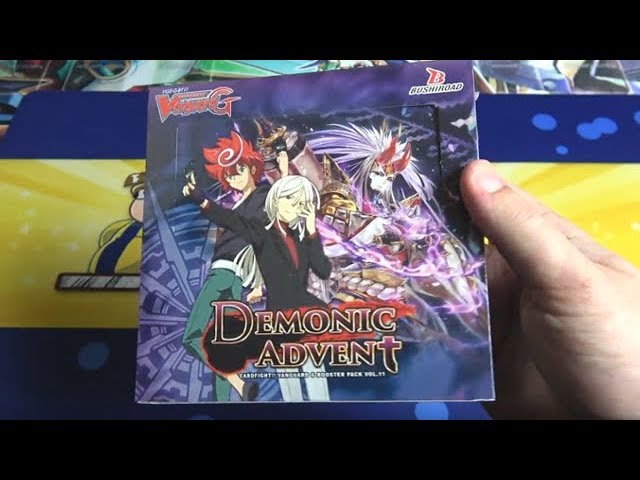 cardfight vanguard demonic advent booster box Amazon.com: VANGUARD Cardfight VGE-G-BT11 Demonic Advent Display Box of 16  Boosters, Multi-Colour : Toys & Games main image 0