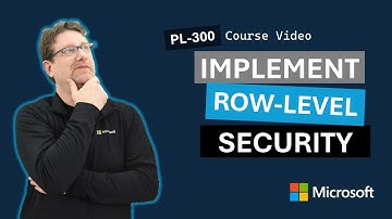 Implement row-level security PL-300
