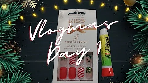 My Christmas 🎄 Nails 💅 Vlogmas: Day 1 #vlogmas2022