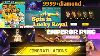 Congratulations 🎉 Spin In Lucky Royal 😍 || #freefire #video #luckroyalfreefire