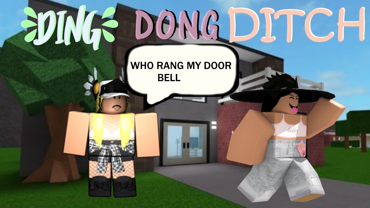 Ding Dong Ditch In Bloxburg Hilarious Youtube - ding dong ditching prank in roblox youtube pranks ding