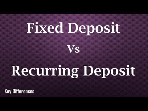 Video: What Is The Difference Between A Deposit And A Deposit?