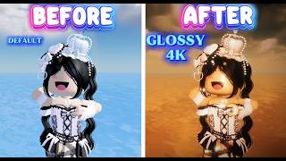 GLOSSY 4K QUALITY TUTORIAL! ✨ (For Roblox)