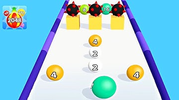 Match Balls 2048 ! All levels Gameplay (312-320) android, ios