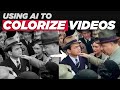 How to Enhance & Colorize Black & White Videos using A.I | TopazLabs & Photoshop Tutorial