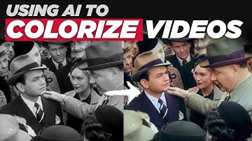 How to Colorize Black & White Videos using AI |  Photoshop Tutorial