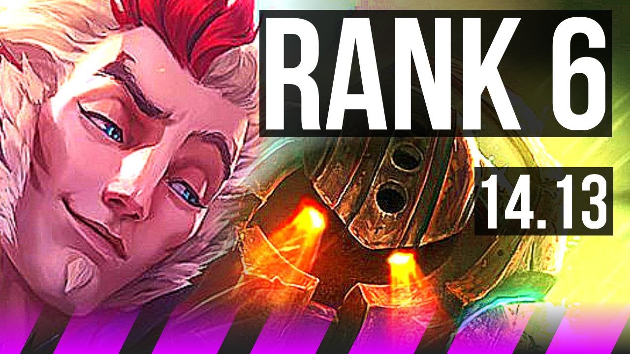 RAKAN & Jhin vs NAUTILUS & Draven (SUP) Rank 1 Rakan, Rank 6, 2/0/7
