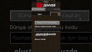 Bu Minecraft Dünyasinda Sakin Oynama