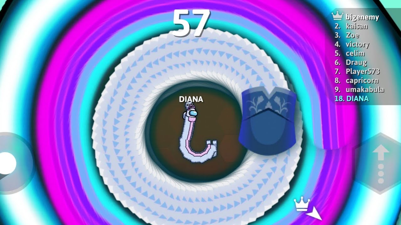 SNAKE IO🐍 YETI CREWMATE SNAKE SPAWN OUT OF THE MAP 🐍 EPIC SNAKEIO GAMEPLAY #snakeio #snakegame 