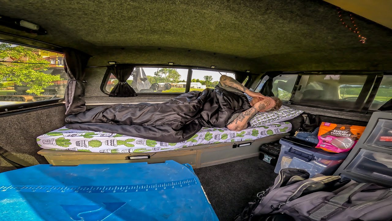 Truck Camping in the shadow of BIG BRUTUS