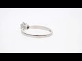 Anillo solitario con diamante de 0.40 ct video