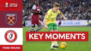 West Ham United v Bristol City | Key Moments | Third Round | Emirates FA Cup 2023-24