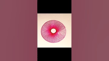 satisfying easy spirograph art design ✨#shorts #art #satisfying #spirograph