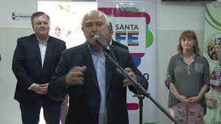 Lifschitz inauguró obras de alumbrado en el departamento San Cristóbal