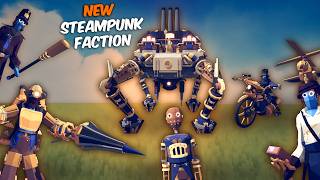 *NEW* STEAM PUNK UNITS VS ALL UNITS IN TABS | Totally Accurate Battle Simulator