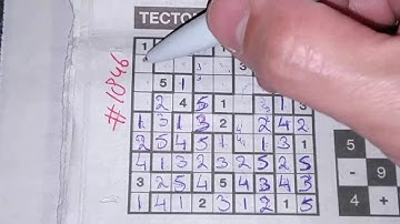 (#1846) Wednesday. Tectonic02 Sudoku puzzle. Bonus Extra edition. 11-04-2020 Extra part 4 of 4