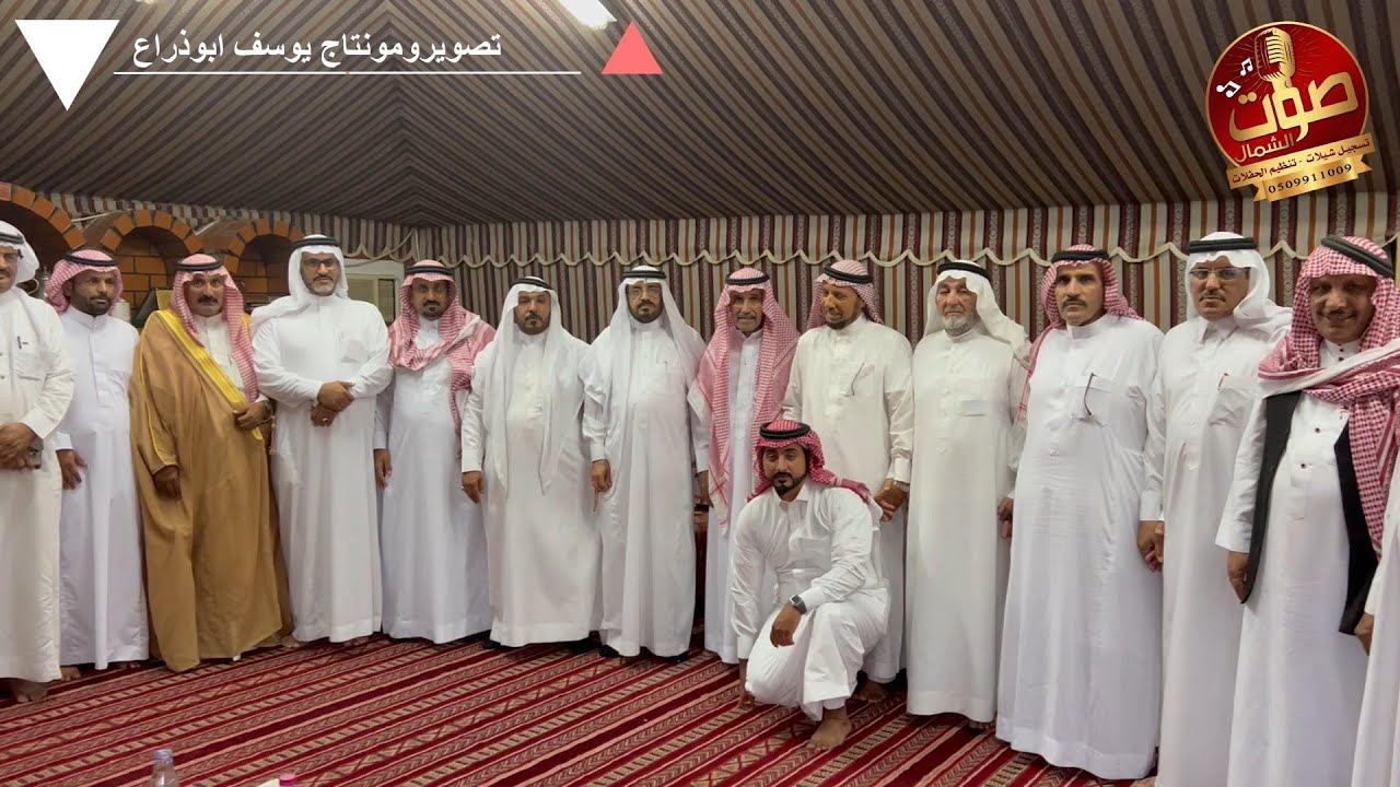 علي بن رخية وعدد من ابناء ووجهاء قبيلة بلي في زيارة للواء صويلح عويضه العصباني في المدينة المنوره