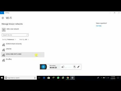 connect smart university wifi from windows 10