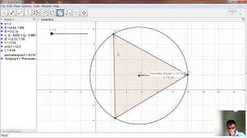 value of pi using Geo-gebra  by Ramesh jaiswal