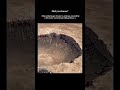 Barringer Crater in Arizona #shorts #space #viral