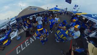 L.A Rams vs Chargers pre season tailgate 2021