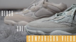 Comparing YEEZY 500 SALT VS BLUSH | Review